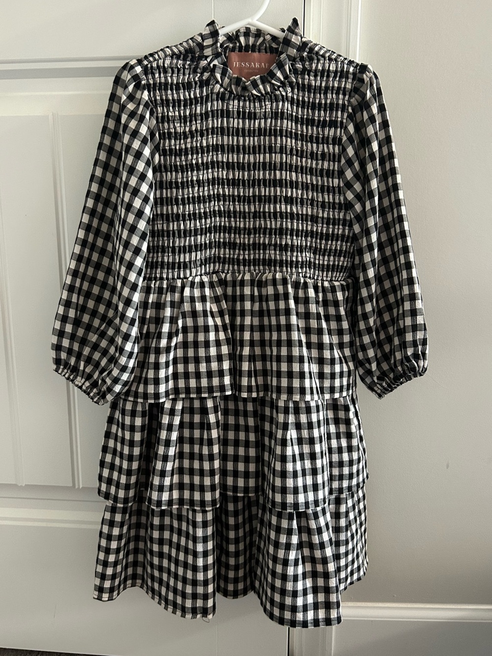 Black and White Gingham JessaKae Mini Dress